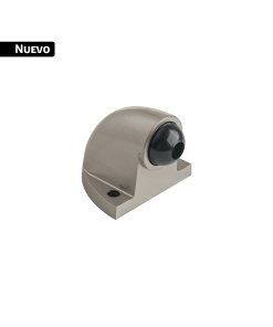 Tope tipo codo para puerta, níquel satín, HERMEX