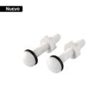 Bolsa con 2 tornillos plásticos 5/16' x 65 mm para WC, FOSET