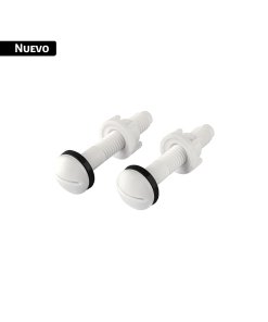 Bolsa con 2 tornillos plásticos 5/16' x 65 mm para WC, FOSET