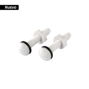 Bolsa con 2 tornillos plásticos 5/16' x 65 mm para WC, FOSET