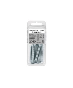 Blíster con 8 tornillos 1/4' x 1-1/2' tipo máquina, FIERO
