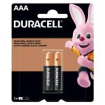 Pijas Alcalinas AAA · Pack 2u · Duracell 1,5 V